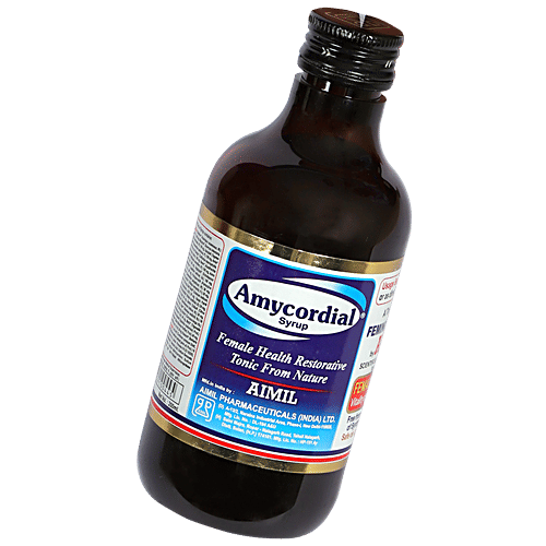 Aimil Amycordial Syrup - For Women's Health, Provides Strength, Vigour, 200 ml  