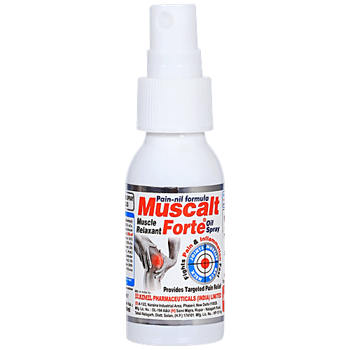 Buy AIMIL Muscalt Forte Oil Spray PainNil Formula, Joint & Muscles