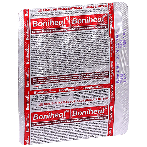 Buy AIMIL Boniheal Tablets Enhance Bone Health, Reduces Joint Pain, For Men & Women Of All