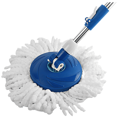 Buy Kleeno by Cello Compacto Spin Mop High Quality, Durable, Easy To Use, Blue Online at Best