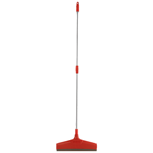 Kleeno by Cello Double Blade Wiper - Plastic, With Rod, 3.9 ft, Red, 1 pc  