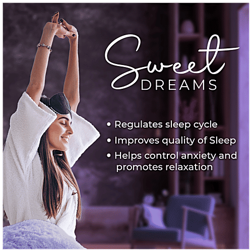 Mojocare Sweet Dreams Capsules - With Melatonin, L-Theanine & Magnesium, 30 pcs Improves Sleep Quality, Reduces Stress & Anxiety, Enhances Energy & Mood