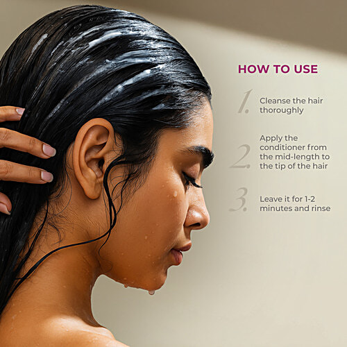 Naturali Hair Fall Arrest Conditioner - Detangles & Nourishes To Reduce Hair Fall, Red Onion & Bhringraj, 180 ml  