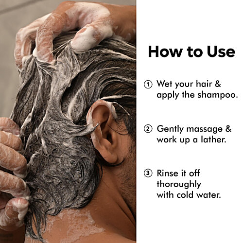 Naturali Pollution Defence Shampoo - Detox From Micro-pollutant build-up, Charcoal & Avocado, 180 ml  