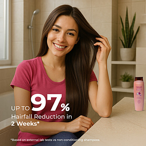 Naturali Hair Fall Arrest Shampoo - Reduces Hair Fall By Boosting Scalp Health, Red Onion & Bhringraj, 200 ml