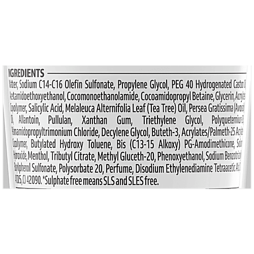 Naturali Daily Purifying Face Wash - Prevents Pimples & Controls Oil Balance, Tea Tree oil & Avocado, 100 ml  