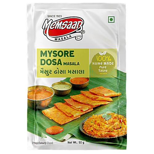 Buy Memsaab Mysore Dosa Masala Homemade, Pure & Fresh, No Additional