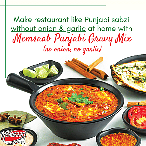 Buy Memsaab Punjabi Gravy Mix No Onion & Garlic, Homemade, Pure, No