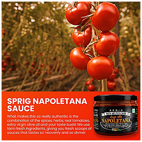 Buy Sprig Napoletana Pasta & Pizza Sauce Artisanal Italian Tomato