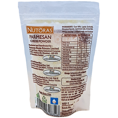 NUTORAS Parmesan Cheese Powder, 100 g  