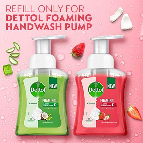 Dettol Foaming Handwash - 10x Better Germ Protection, Aloe Coconut, 700 ml  