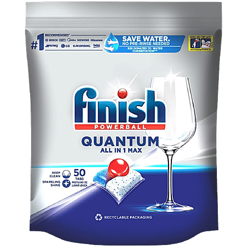 Buy Finish Powerball Quantum All in 1 Max Dishwasher Tablets Online at