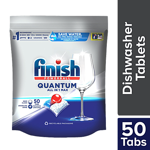 Buy Finish Powerball Quantum All in 1 Max Dishwasher Tablets Online at