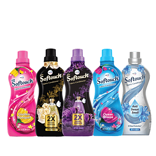Wipro Softouch After Wash Fabric Conditioner - Anti Sweat Smell, 800 ml  with unbeatable fragrance & comfort