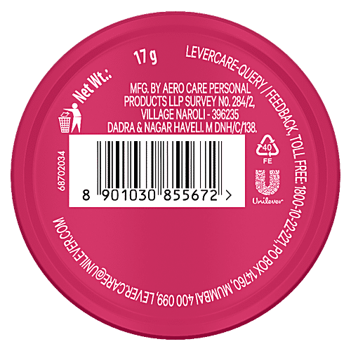 Vaseline Lip Therapy Rosy Lips, 17 g  Helps Moisturise Dry Lips, Easy to Carry