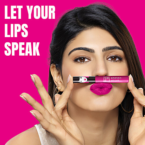 Elle 18 Lit Lip Colour, 5.6 ml Nude Pump Matte Finish, Long Lasting Liquid Lipstick, Transfer Proof
