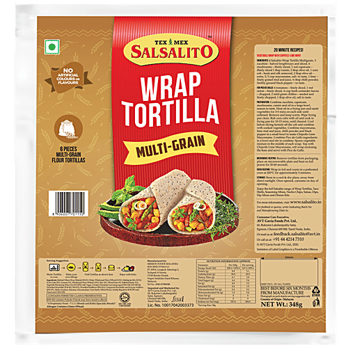 Buy Tex Mex Salsalito Wrap Tortilla Multigrain Online at Best Price