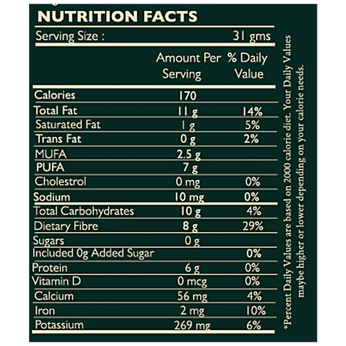 Kharo Organics Organic Flax Seeds - High Fibre & Nutrition, Non GMO, 100 g  