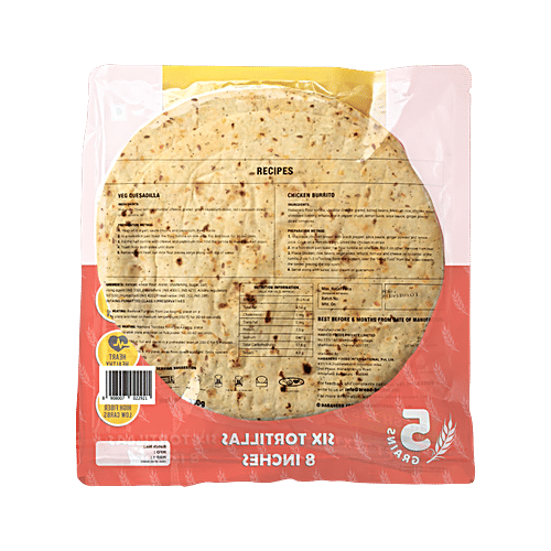 Habanero Multigrain Tortilla Wraps, 6 pcs