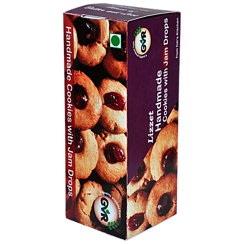 Buy GVR Lizzet Handmade Cookies With Jam Drops, Natural, Healthy