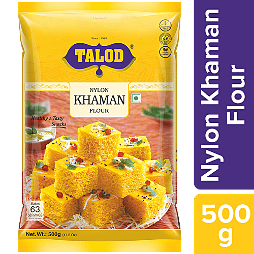 Talod Nylon Khaman Flour - Healthy & Tasty, Makes 63 Servings, 500 g  