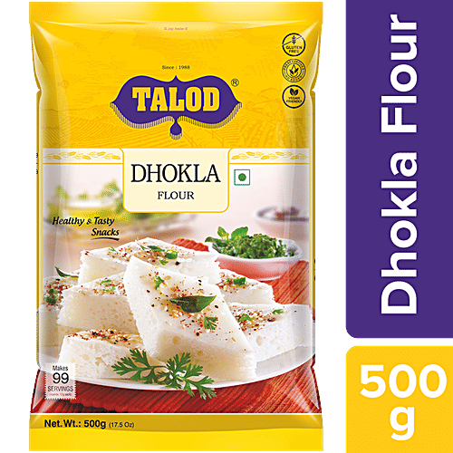 Talod Dhokla Flour - Healthy & Tasty, Makes 99 Servings, 500 g  