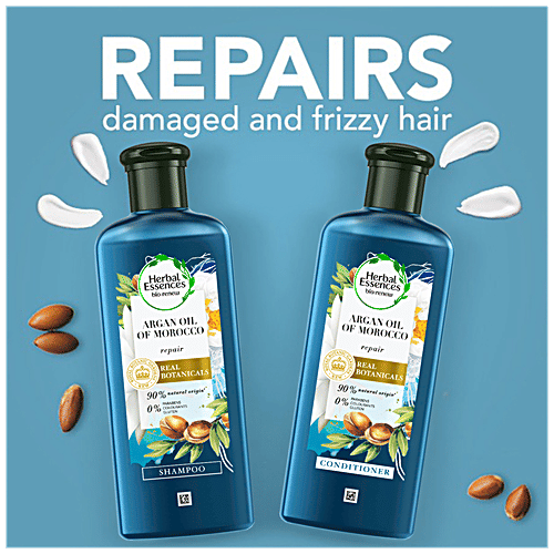 Herbal Essences Argan Oil Of Morocco Shampoo - For Hair Repair & No Frizz, No Paraben, No Colorants, 240 ml