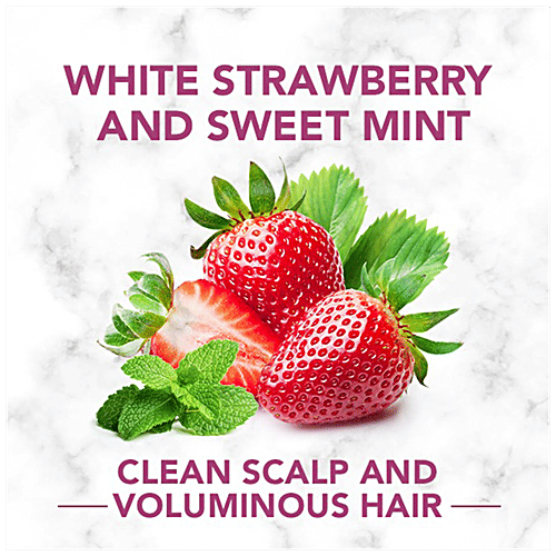 Herbal Essences White Strawberry & Sweet Mint Conditioner - For Cleansing & Volume, No Paraben, No Colorants, 240 ml  