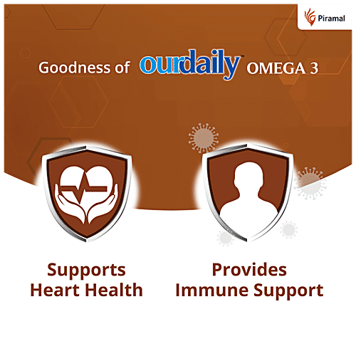 Buy Ourdaily Omega 3 Capsule Supports Brain & Heart Health Online at Best Price of Rs 499