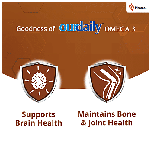Buy Ourdaily Omega 3 Capsule Supports Brain & Heart Health Online at Best Price of Rs 499