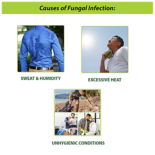 Tetmosol Dusting Powder - Anti-Fungal, Controls Itching, Fights Skin Infection & Prickly Heat, 100 g  