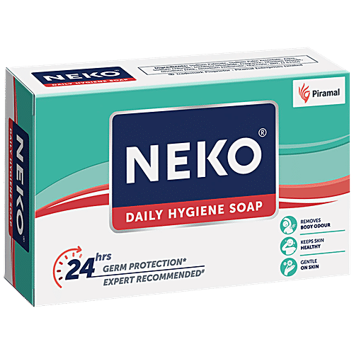 Neko Daily Hygiene Soap - 24 Hours Gems Protection, Gentle On Skin, Removes Body Odour, 100 g  
