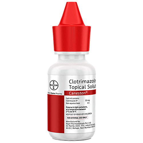Canesten Clotrimazole Topical Solution USP - Treats Fungal Skin Infections, 30 ml  