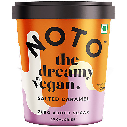 Noto Ice Cream Salted Caramel Frozen Dessert, 500 ml  Salted Caramel
 Medium Fat
 Frozen Dessert