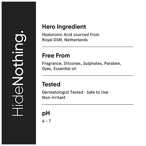 Minimalist Hyaluronic Acid + PGA 02% Face Serum - For Glowing Skin, Intense Hydration & Fines Lines, 30 ml