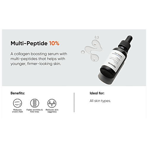 Minimalist Multi Peptide Night Serum - Boosts Collagen, With 7% Matrixyl 3000 & 3% Bio-Placenta, 30 ml