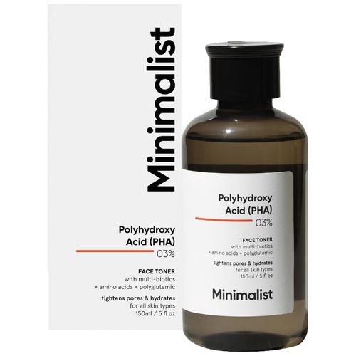 Minimalist PHA 3% + Biotic Toner - Pore Tightening, Mild Exfoliating, Alcohol Free, For Oily Skin, 150 ml  