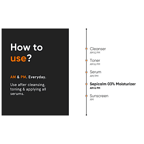 Minimalist Sepicalm 3% + Oat Moisturizer - Lightweight, Non-Comedogenic & Fragrance Free, 50 g  