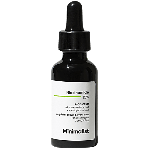 Minimalist Niacinamide 10% + Zinc Face Serum - Reduces Blemishes, Oil & Acne Marks, 30 ml  