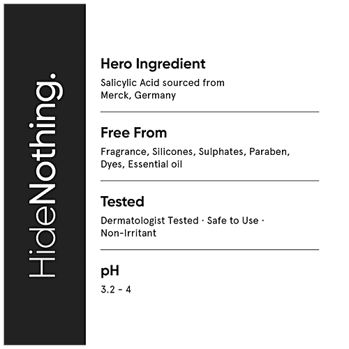 Minimalist Salicylic Acid 2% Face Serum - For Acne & Oil Control, Reduces Excessive Oil & Blackheads, 30 ml  