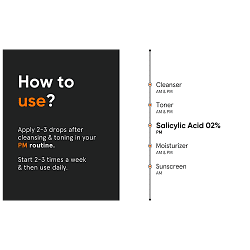 Minimalist Salicylic Acid 2% Face Serum - For Acne & Oil Control, Reduces Excessive Oil & Blackheads, 30 ml  