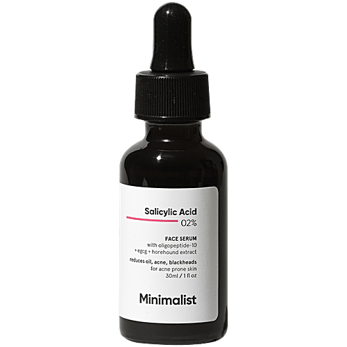Minimalist Salicylic Acid 2% Face Serum - For Acne & Oil Control, Reduces Excessive Oil & Blackheads, 30 ml  