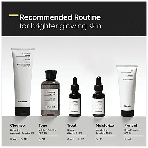 Minimalist Squalane 100% Face Oil - For Light Moisturization, Improves Skin Hydration & Reduces Fine Lines, 30 ml  