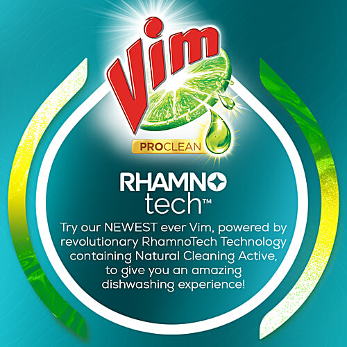 Vim Pro Clean Dishwash Liquid - Mint, 700 ml  