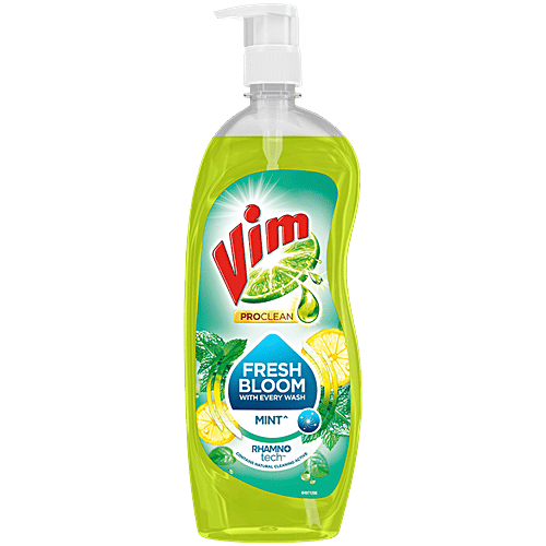 Vim Pro Clean Dishwash Liquid - Mint, 700 ml  