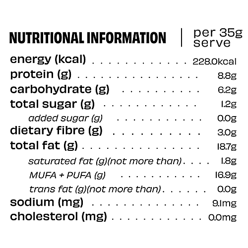 The Whole Truth Unsweetened Peanut Butter - Crunchy & Natural, For Baking, Bread Spread Use, 325 g  No Palm Oil, No Added Sugar