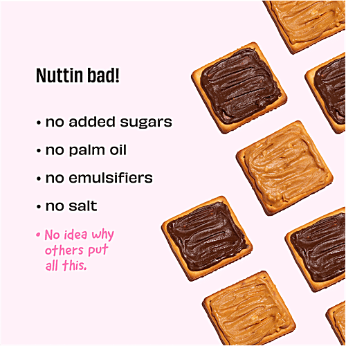 The Whole Truth Unsweetened Peanut Butter - Crunchy & Natural, For Baking, Bread Spread Use, 325 g  No Palm Oil, No Added Sugar