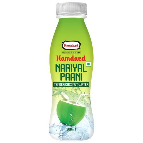 Hamdard Tender Coconut Water/Nariyal Paani - Natural, Refreshing Drink, 200 ml  