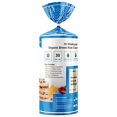 Buy Pintola Brown Rice Cakes Whole Grain, Organic, High Fibre