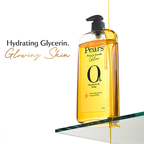 Pears Pure & Gentle Shower Gel, 750 ml With 98% Pure Glycerine, Pump Bottle, 100% Soap Free & No Parabens, SuperSaver XL